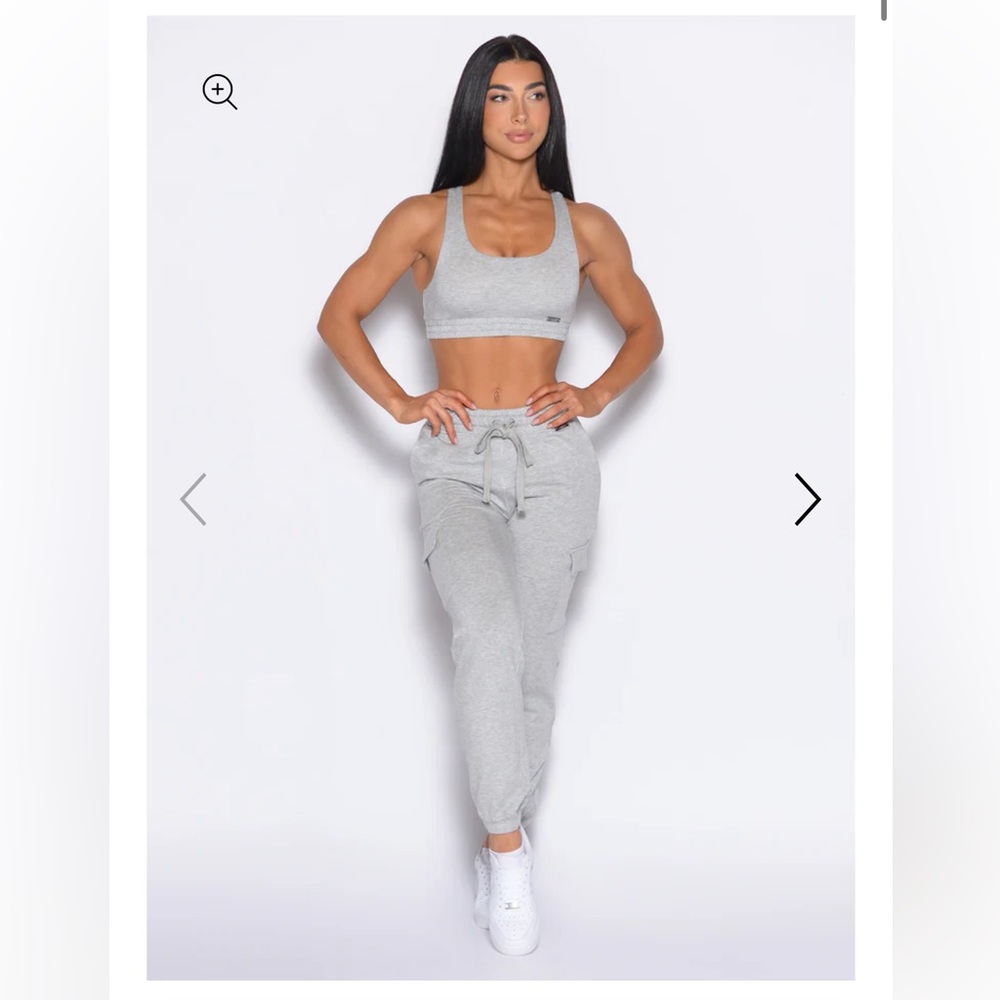 Bombshell Sportswear Light Gray Cozy Joggers